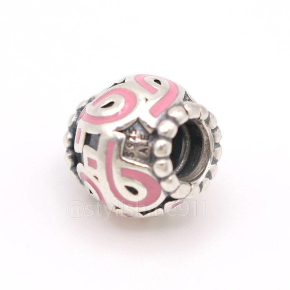 Authentic PANDORA Pink Ribbon Breast Cancer Charm - Picture 8 of 8